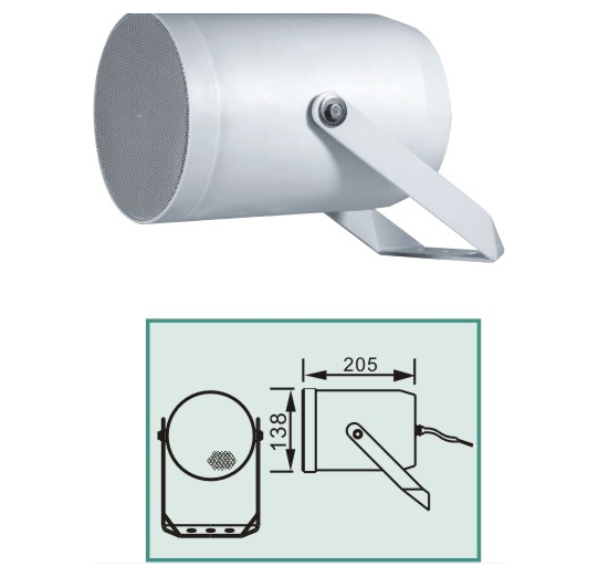 单向定向喇叭